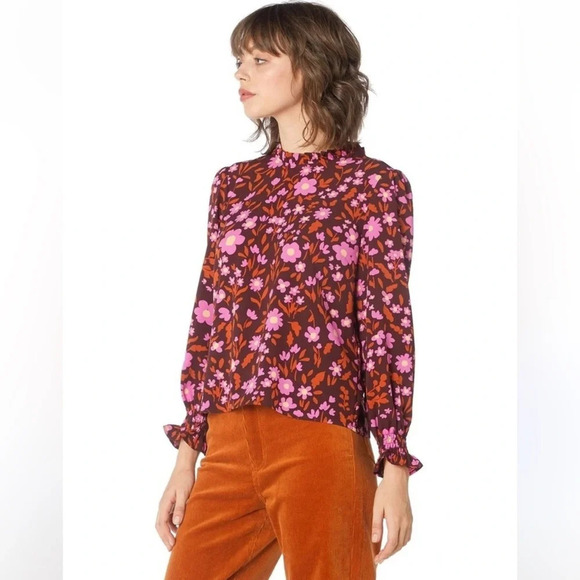 Princess Highway Meadow Blouse, Pink Multi, Size 12 AU, NWT - Picture 4 of 8